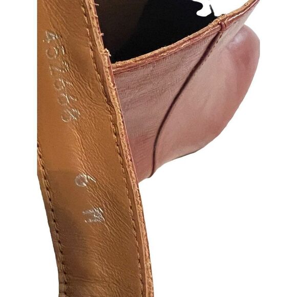 Aquatalia Fuoco Lizard Embossed Bootie in Russet Made in Italy‎ NWOT Size 6 - Picture 6 of 7